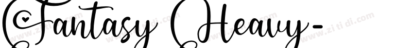 Fantasy Heavy字体转换